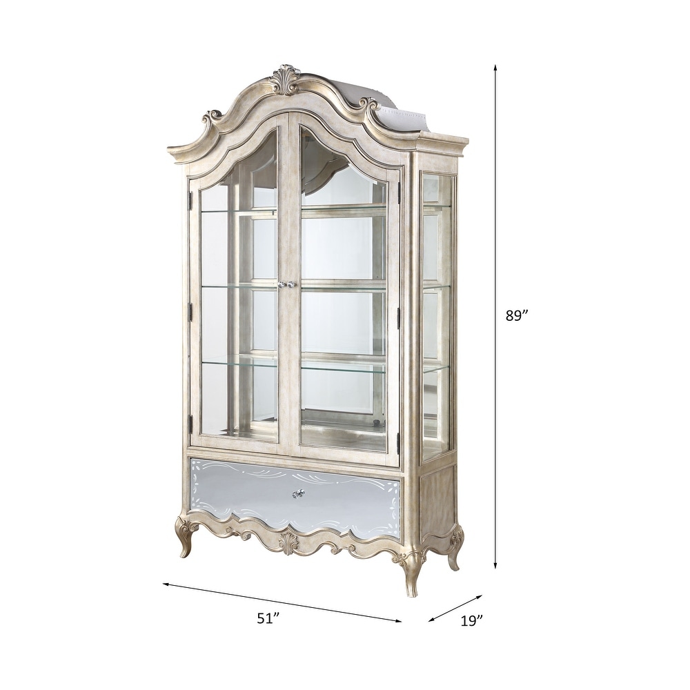 ACME Esteban Curio in Mirrored and Antique Champagne