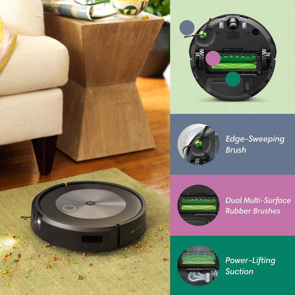 iRobot Roomba J7 7150 Robot Vacuum with Smart Mapping Identifies and avoids obstacles like pet waste  cords j715020