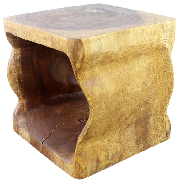 Natural Cube   Farmhouse   Side Tables And End Tables   by Strata Furniture  Houzz