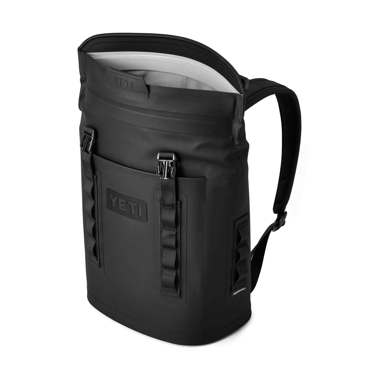 YETI Hopper M12 Black 20 cans Backpack Cooler