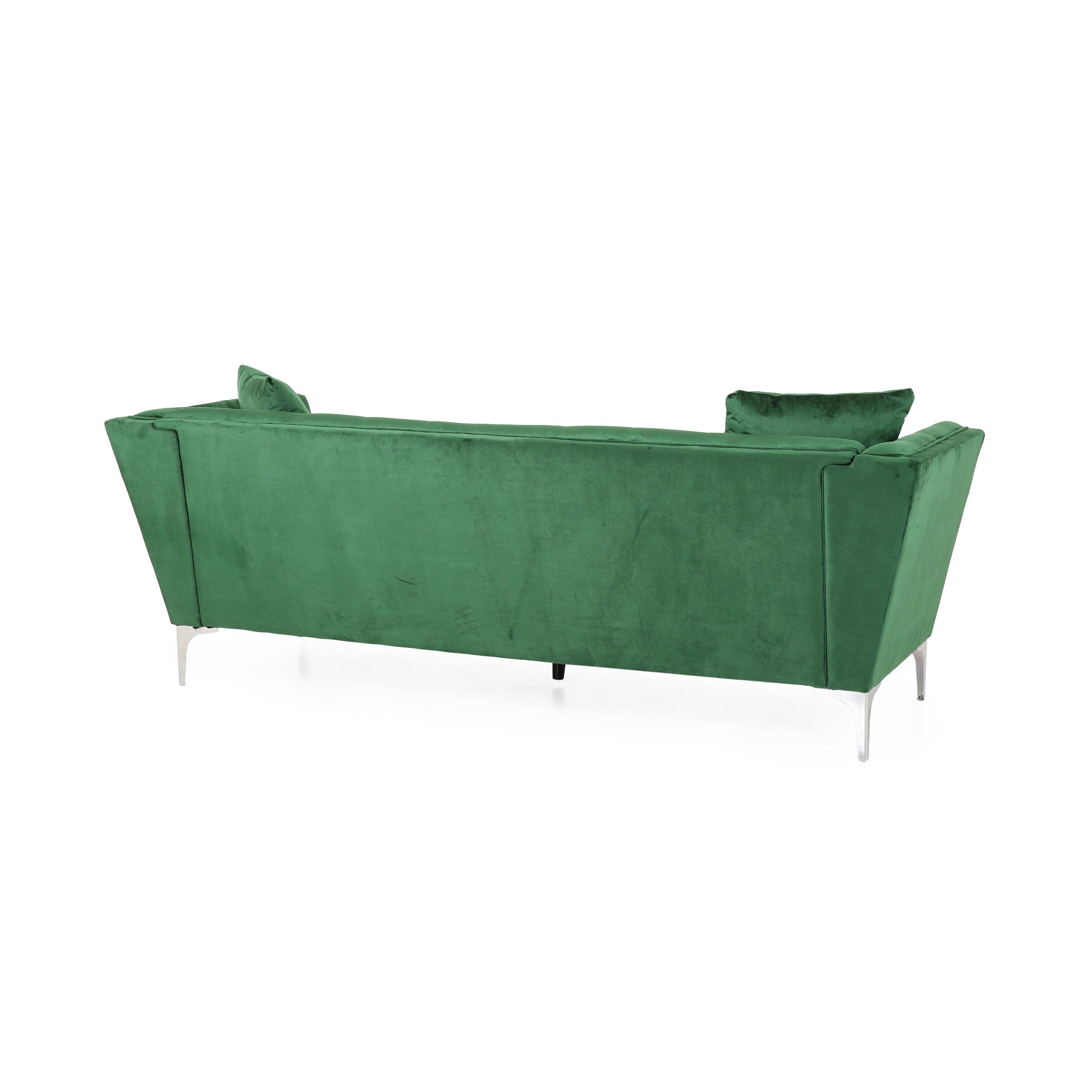 Ryliegh Modern Glam 3 Seater Velvet Sofa