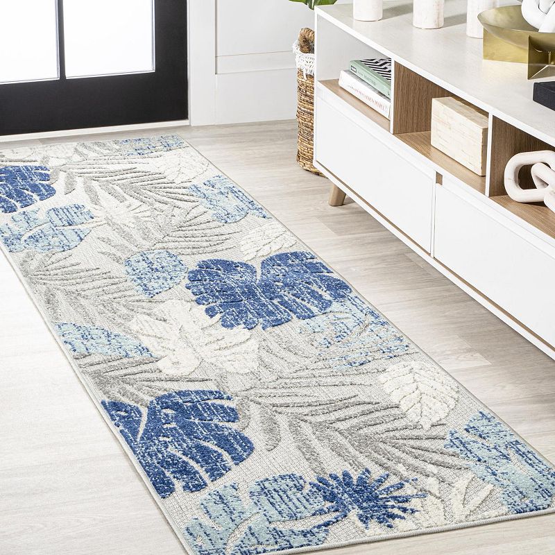 Monstera Tropical Leaf Rug