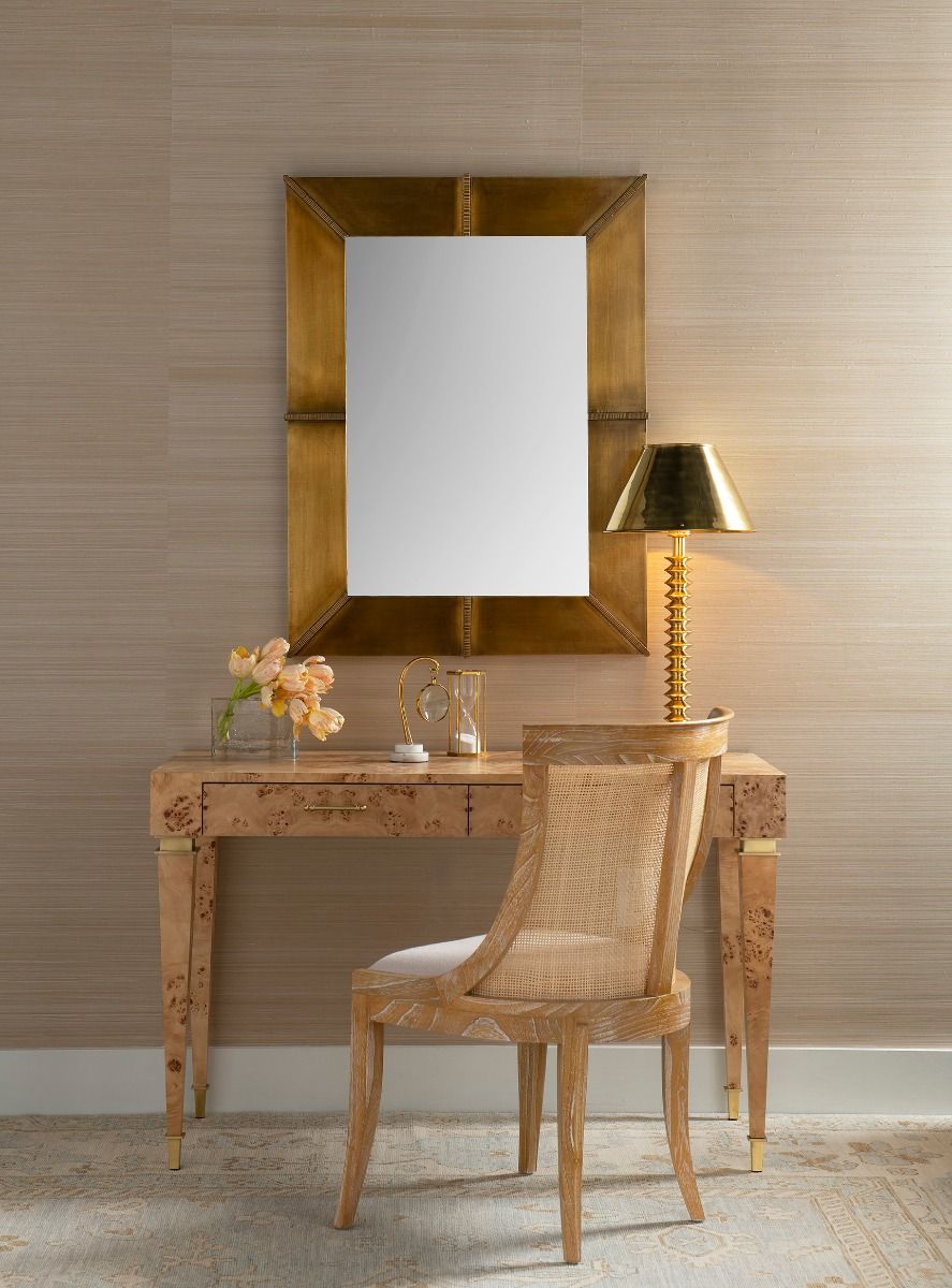 Brea Mirror in Antique Brass