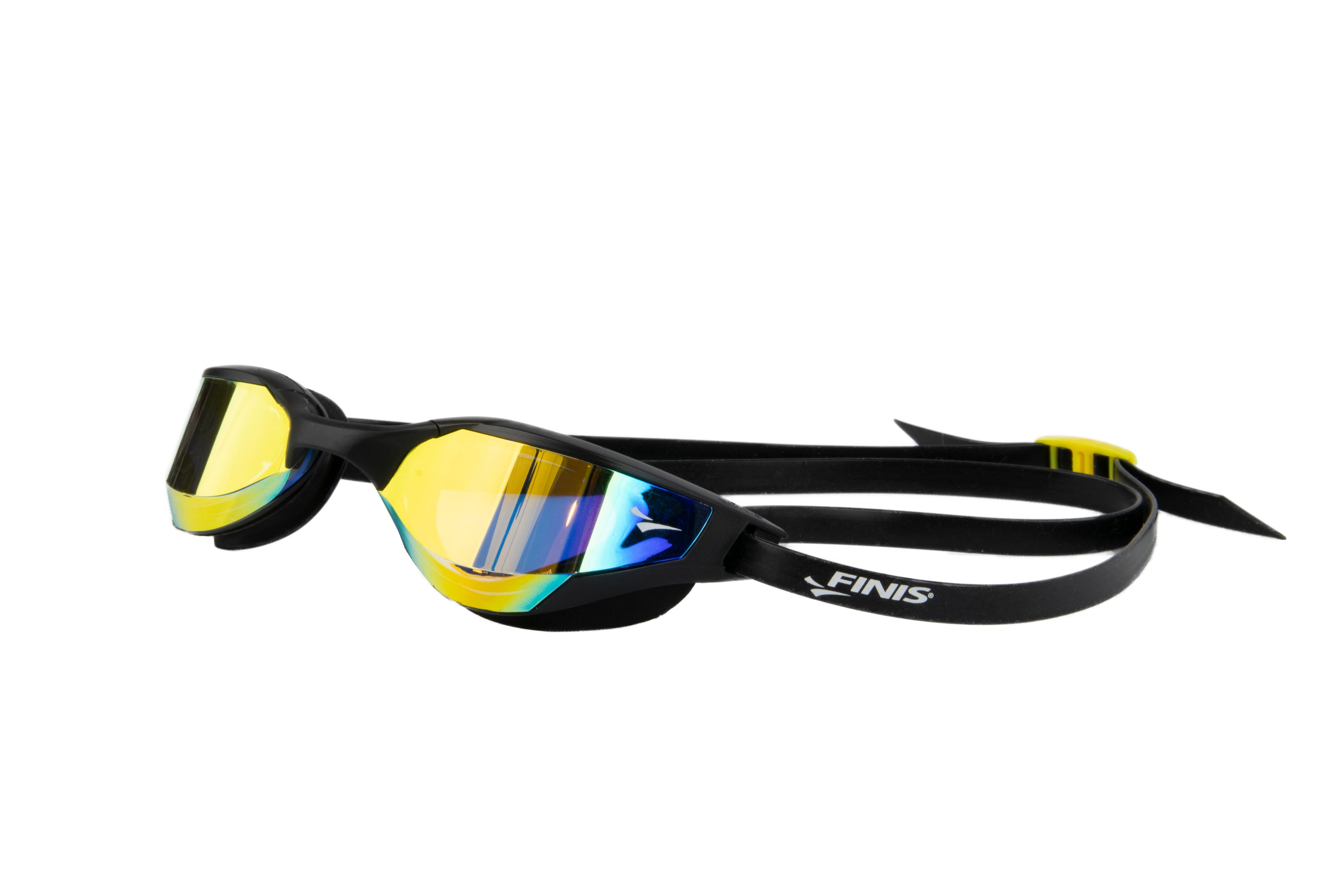 FINIS Hayden Black and Orange Swimming Sport Goggles