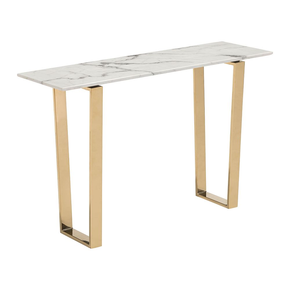 Zuo Modern Atlas Faux Marble Console Table