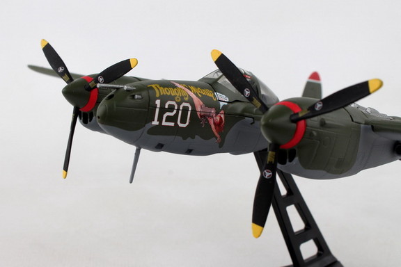 Herpa Usaf P38L 1/72 Thoughts Of Midnite  HE580243