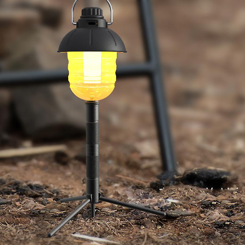 Aluminum Lantern Stand Camping Lamp Pole Foldable Light Support Holder Lamp Bracket Camera Phone Tripod Stand For Picnic Hiking