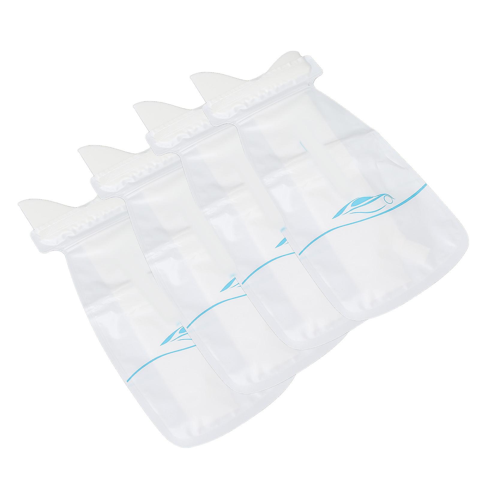 4pcs Disposable Urine Bags Effective Sealing Unisex Design Compact Portable Convenient Toilet Tool For Outdoor