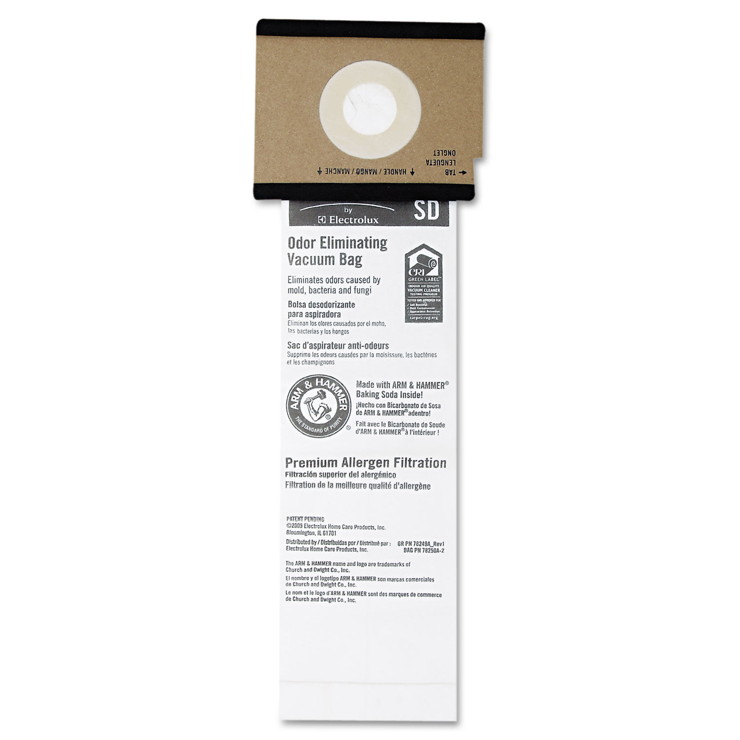 SD Premium Allergen Vacuum Bags for SC9100 Series by Sanitaireandreg; EUR63262B10CT