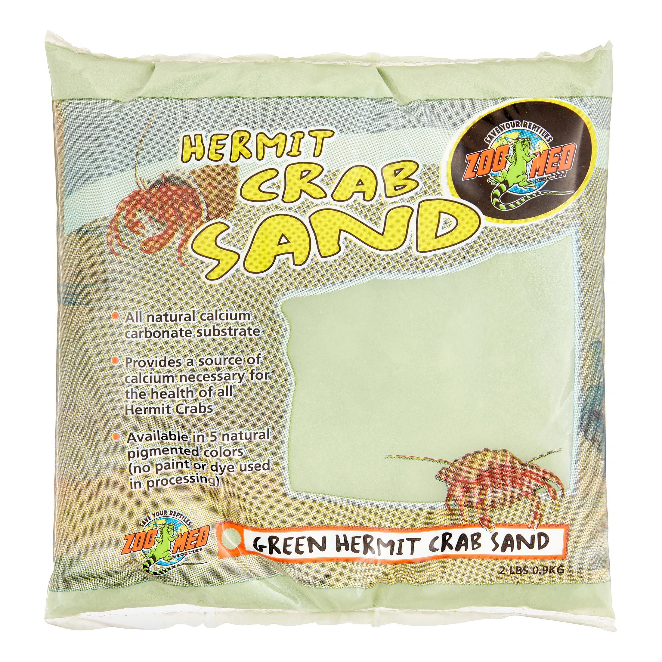 Zoo Med Hermit Crab Sand， 2 Lb， Green