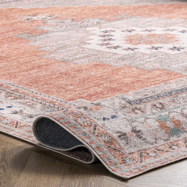 Nuloom Alicia Machine Washable Medallion Area Rug