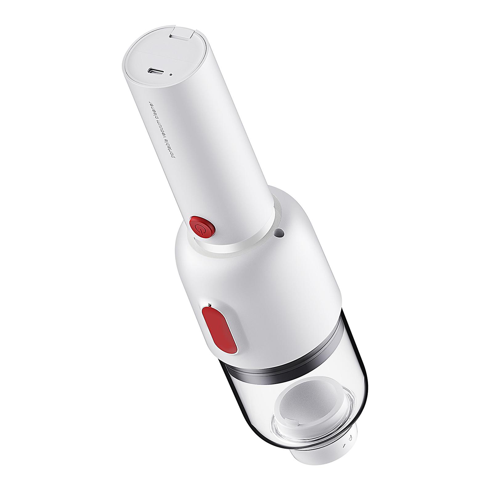 White Mini Home Handheld Cordless Car Vacuum Cleaner For Car Home Office