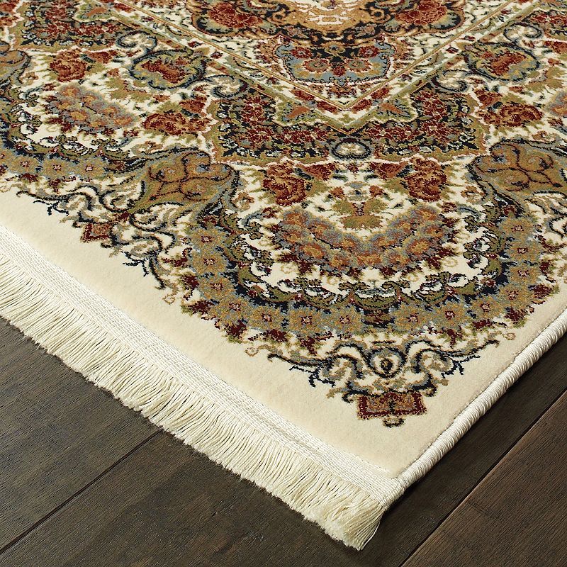 StyleHaven Mackenzie Sophistique Framed Floral Rug