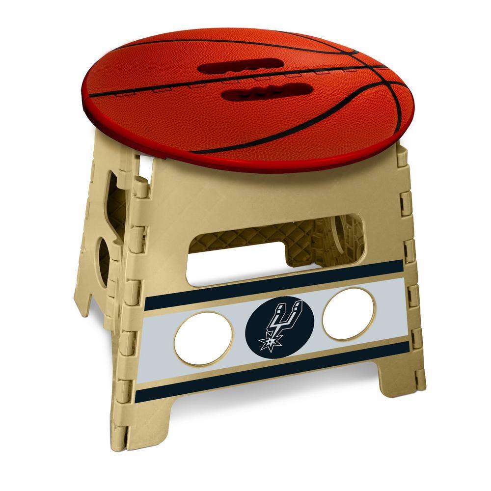 FANMATS NBA San Antonio Spurs Plastic Folding Step Stool 24420