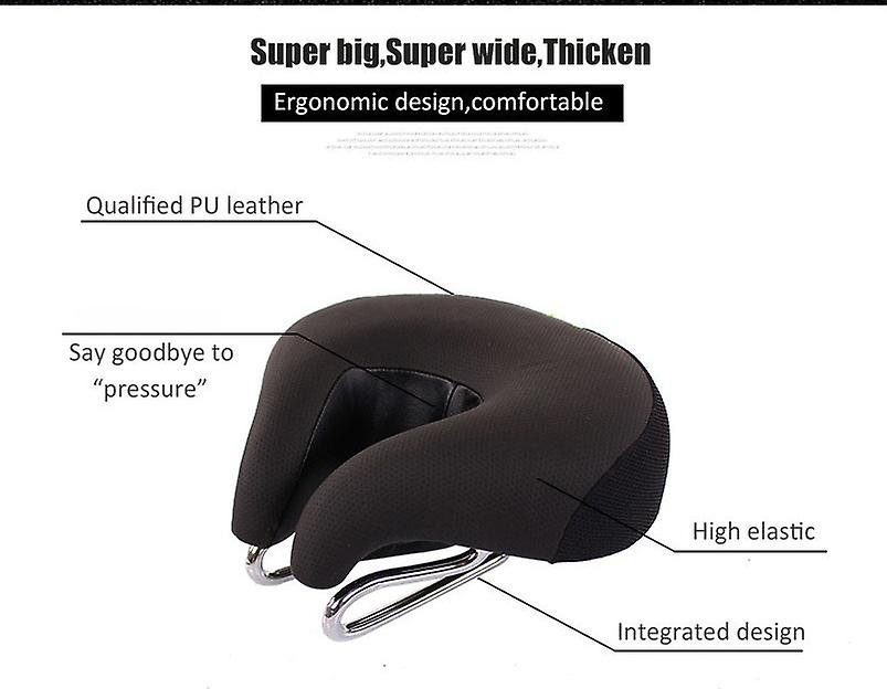 Comfortable Ergonomic Shockproof Mountain Bike Saddle Soft Thick Shock Absorbing Bicycle Seat Cycling Seat