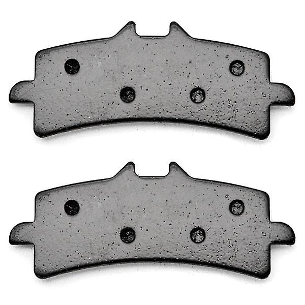 Front Brake Pads Compatible with 2009-2011 Aprilia RSV4 R RSV4 Factory - Non-Metallic Organic NAO Brake Pads Set