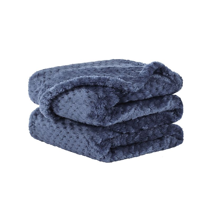 Luxury Fleece Bed Blanket Woven Mesh Pet 30x40