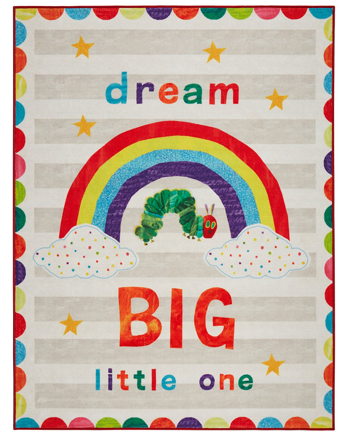 Eric Carle Elementary Dream Big Little One 4 11 x 6 6 Area Rug