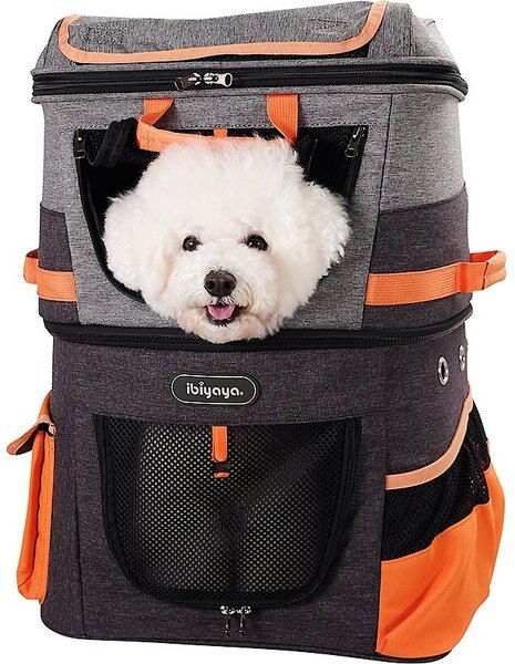 ibiyaya Two-Tier Dog and Cat Travel Backpack