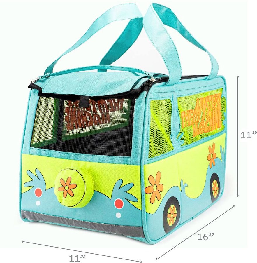 Buckle-Down Scooby Doo THE MYSTERY MACHINE Van Dog and Cat Carrier