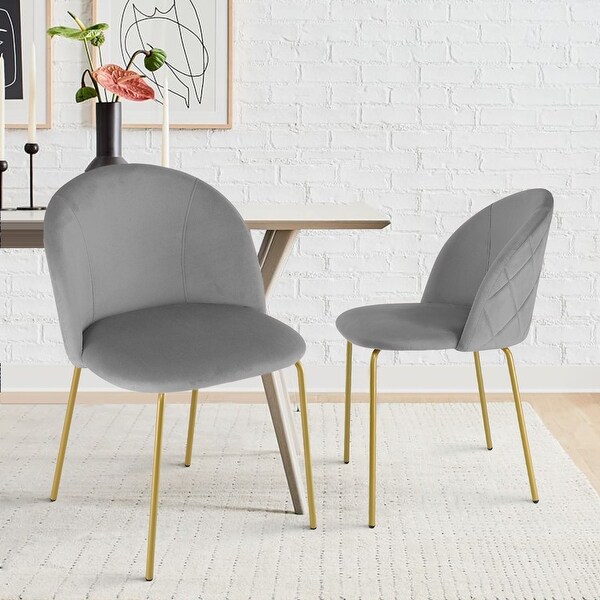 Modern Velvet Dining Chair (Set of 4 )