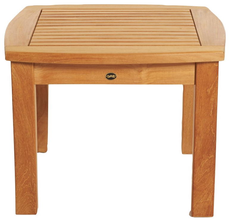 Teak Side Table Colorado   Square 24 quot(60 cm)   Transitional   Outdoor Coffee Tables   by ARB Teak  ampSpecialties  Houzz