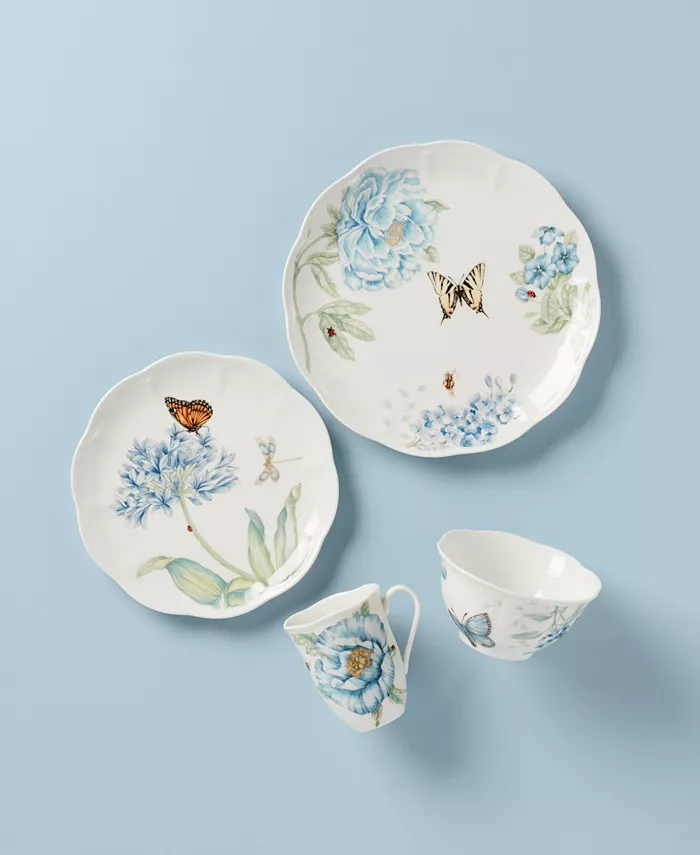 Lenox Dinnerware Butterfly Meadow Blue 4 Piece Place Setting