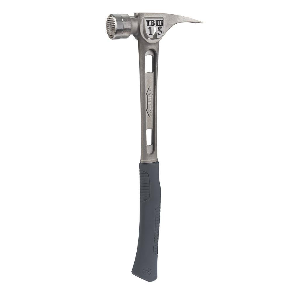 Stiletto 15 oz. TiBone 3 Milled Face and Curved Handle TB3MC