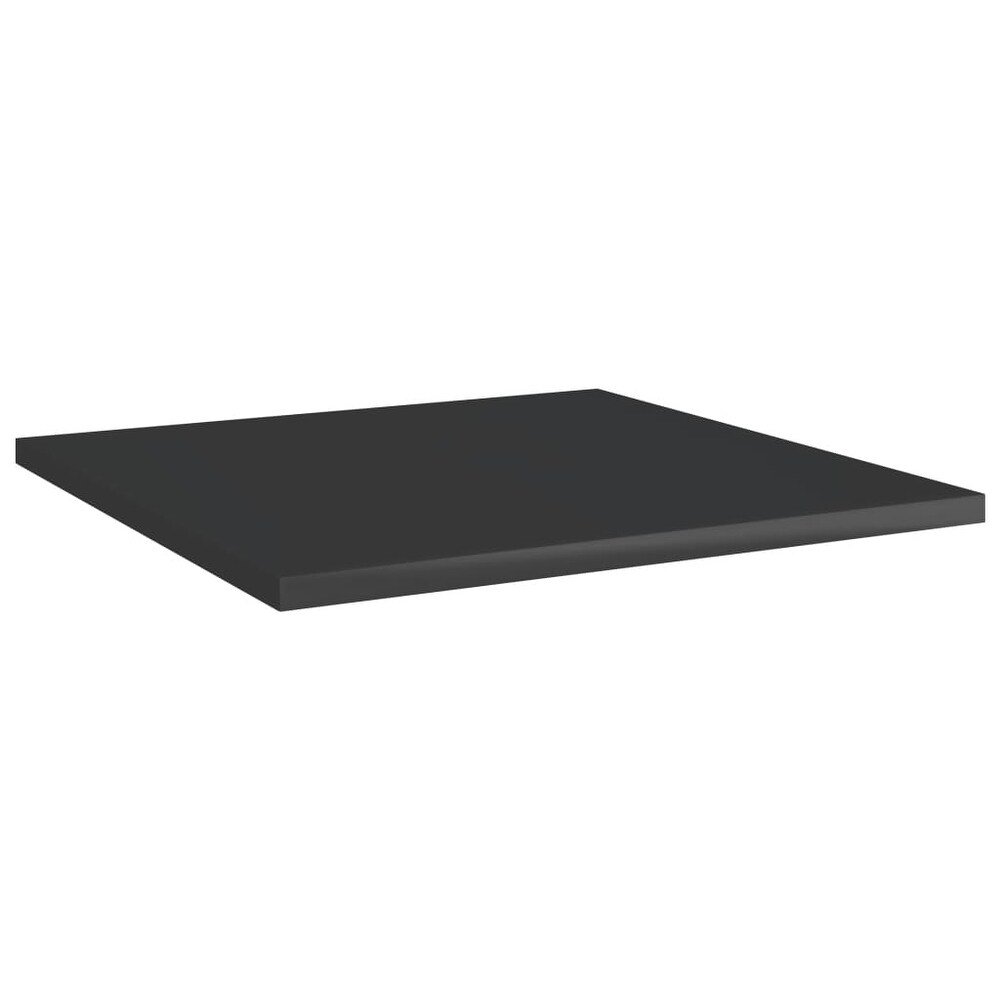 vidaXL Bookshelf Boards 4 pcs High Gloss Black 15.7\