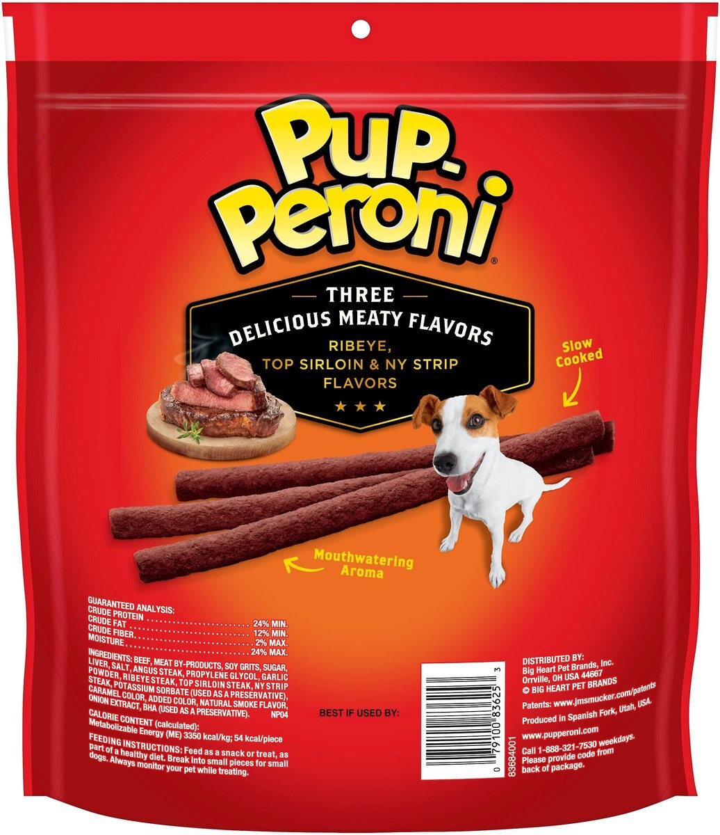 Pup-Peroni Triple Steak Flavor Dog Treats