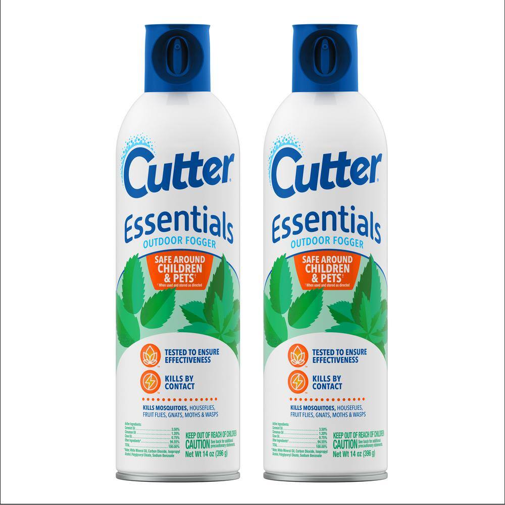 Cutter Natural 14 oz. Aerosol Outdoor Fogger Spray (2 Pack) HG-96618MP