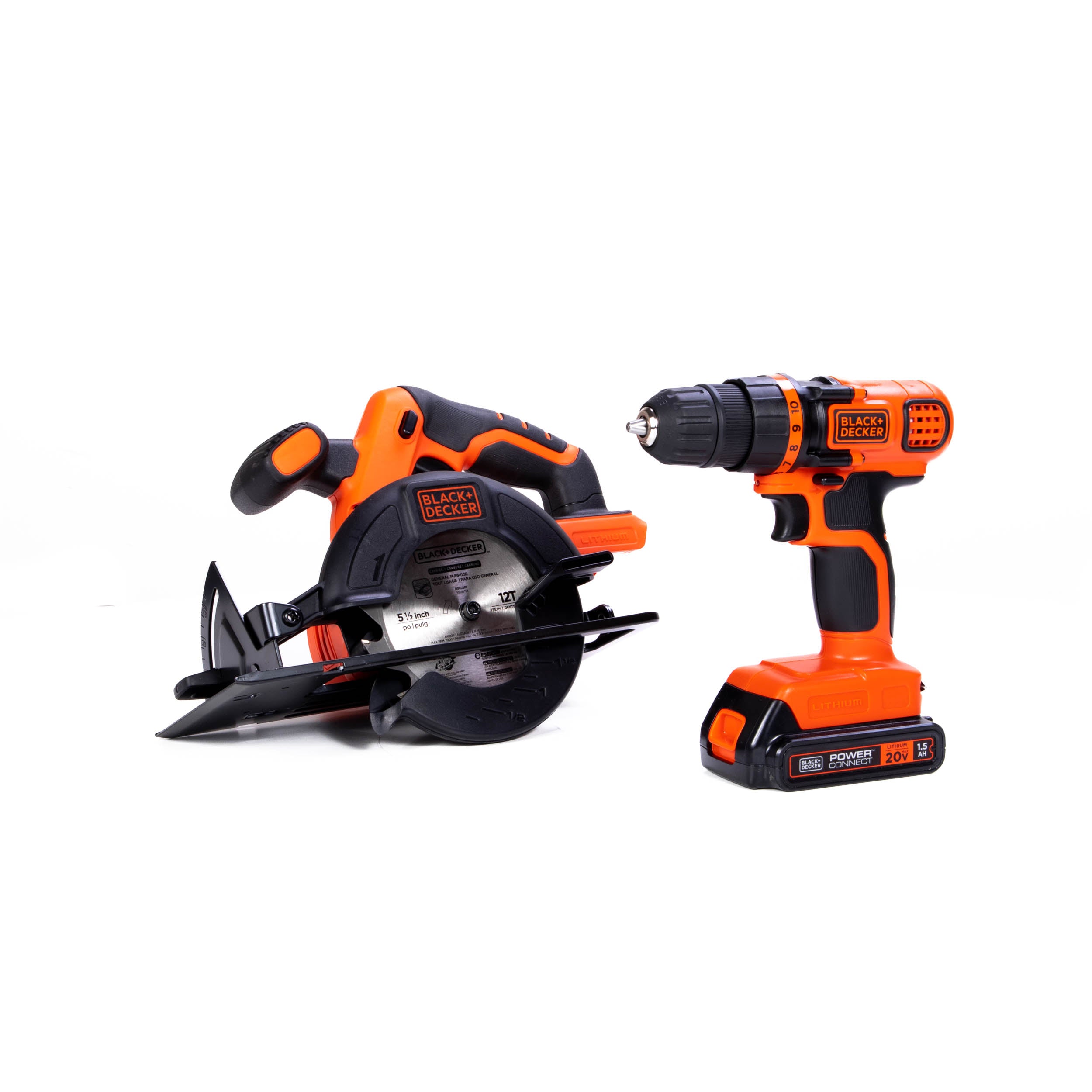 20V MAX* POWERCONNECT™ Cordless Drill/Driver + Circular Saw Combo Kit