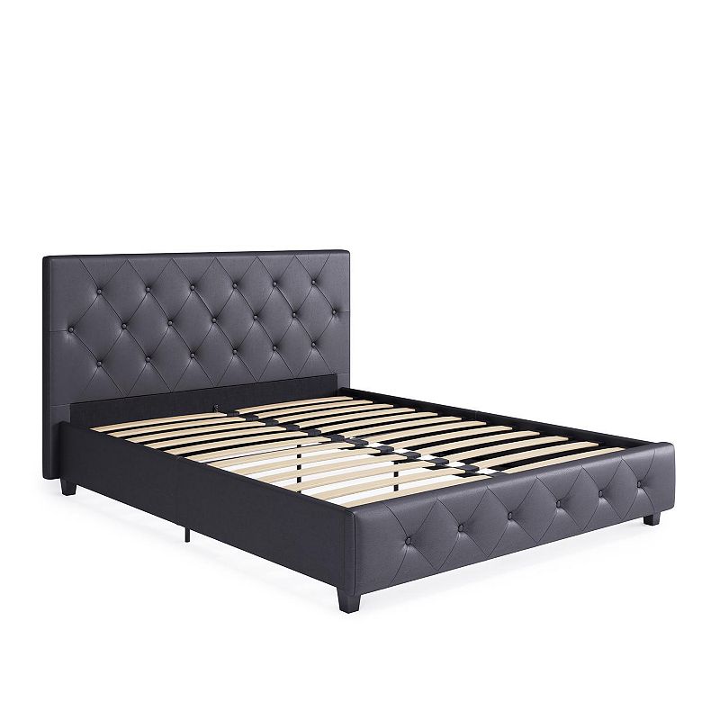 Atwater Living Dana Faux Leather Upholstered Bed