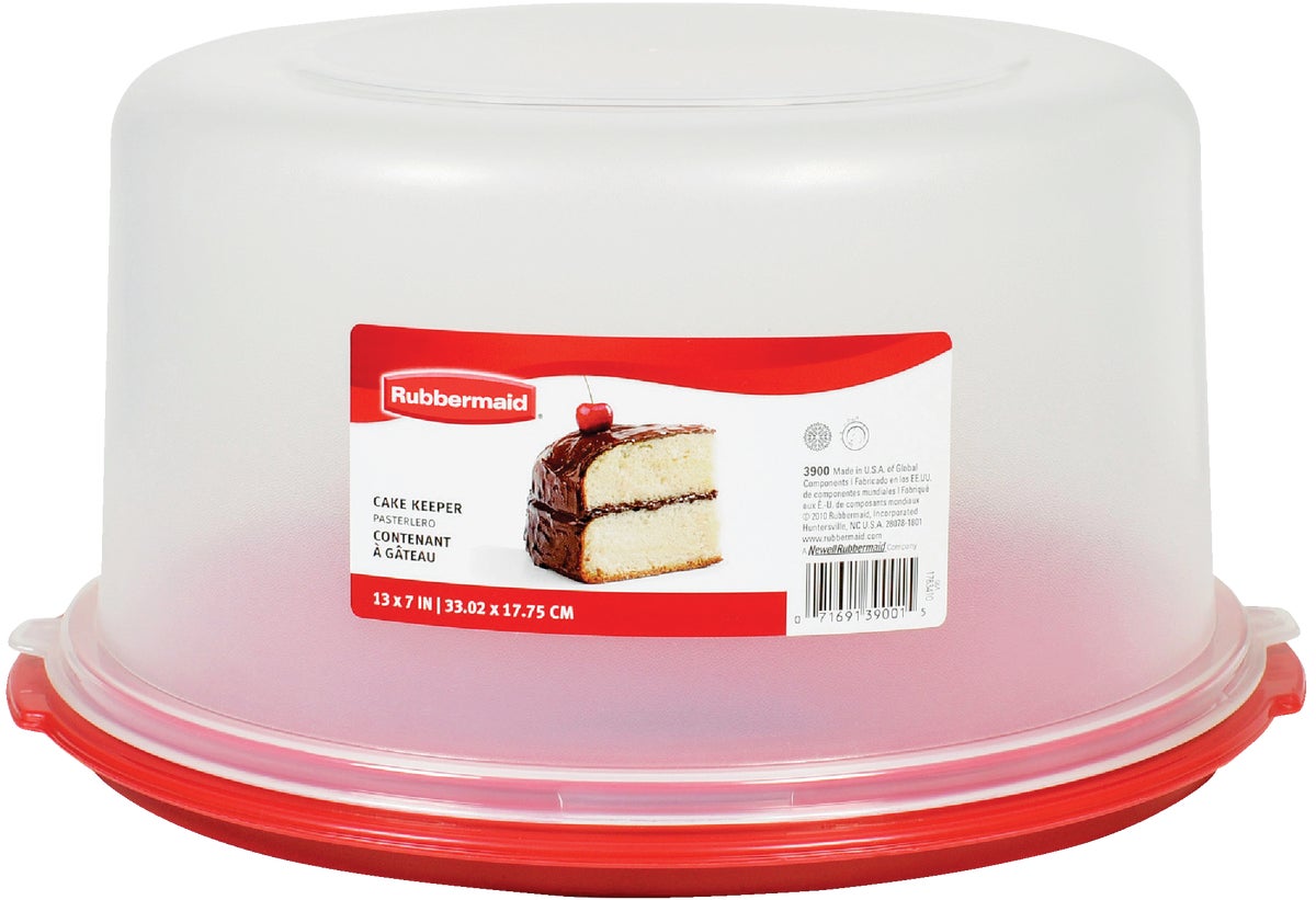 Rubbermaid Durable Cake Keeper Red