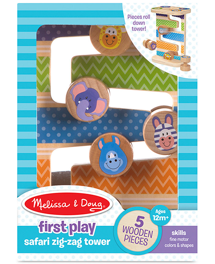 Melissa and Doug Melissa and Doug First Play Safari Zig-Zag Tower