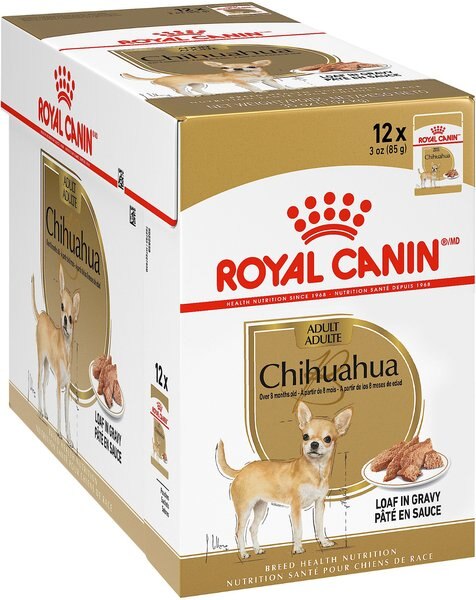 Royal Canin Breed Health Nutrition Chihuahua Loaf In Gravy Pouch Dog Food