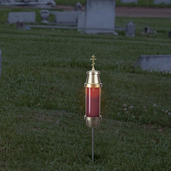 Will   Baumer L1328 Orthodox Cross Cemetery Light