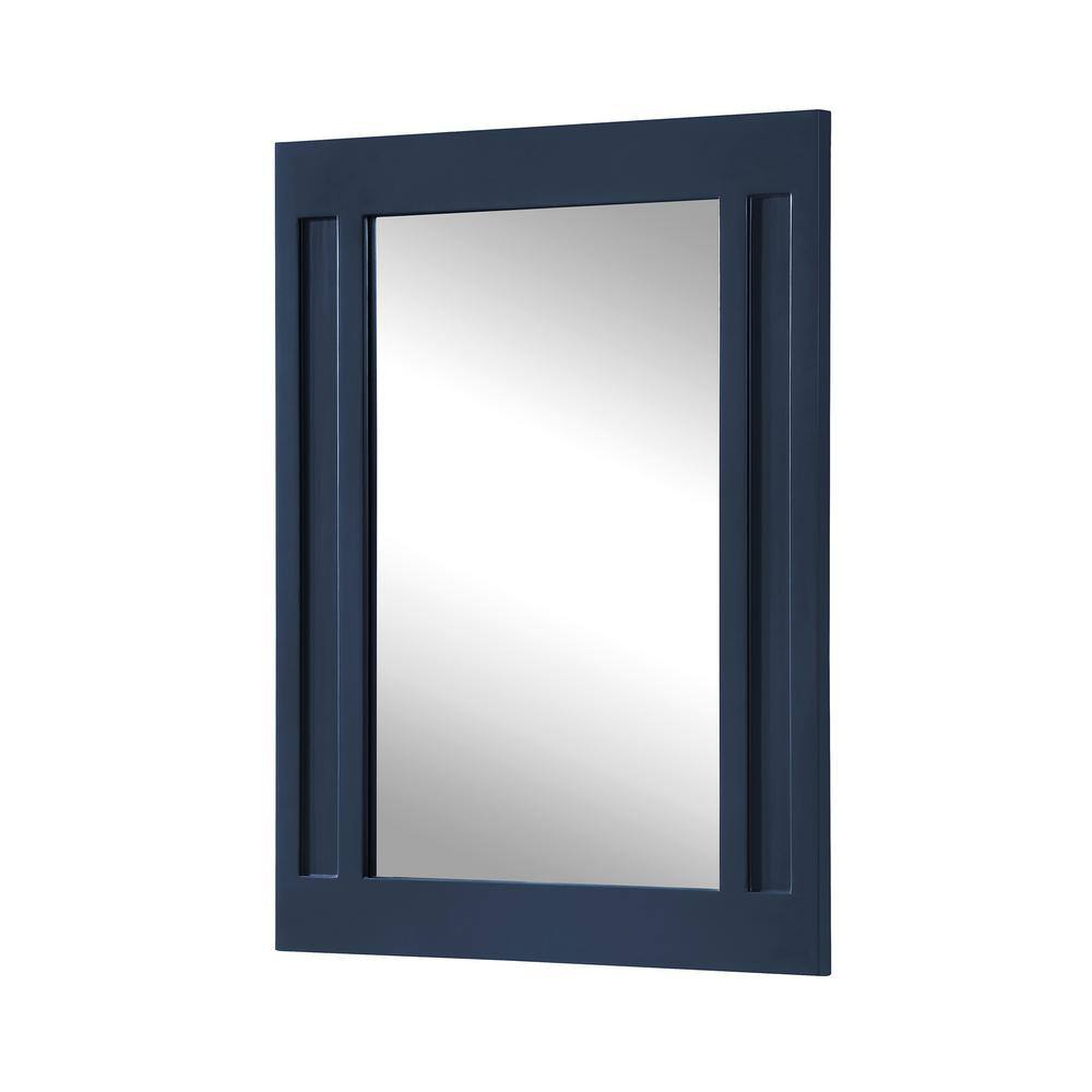 Home Decorators Collection Aberdeen 24 in. x 32 in. Framed Wall Mount Mirror in Midnight Blue Aberdeen SMR-MB