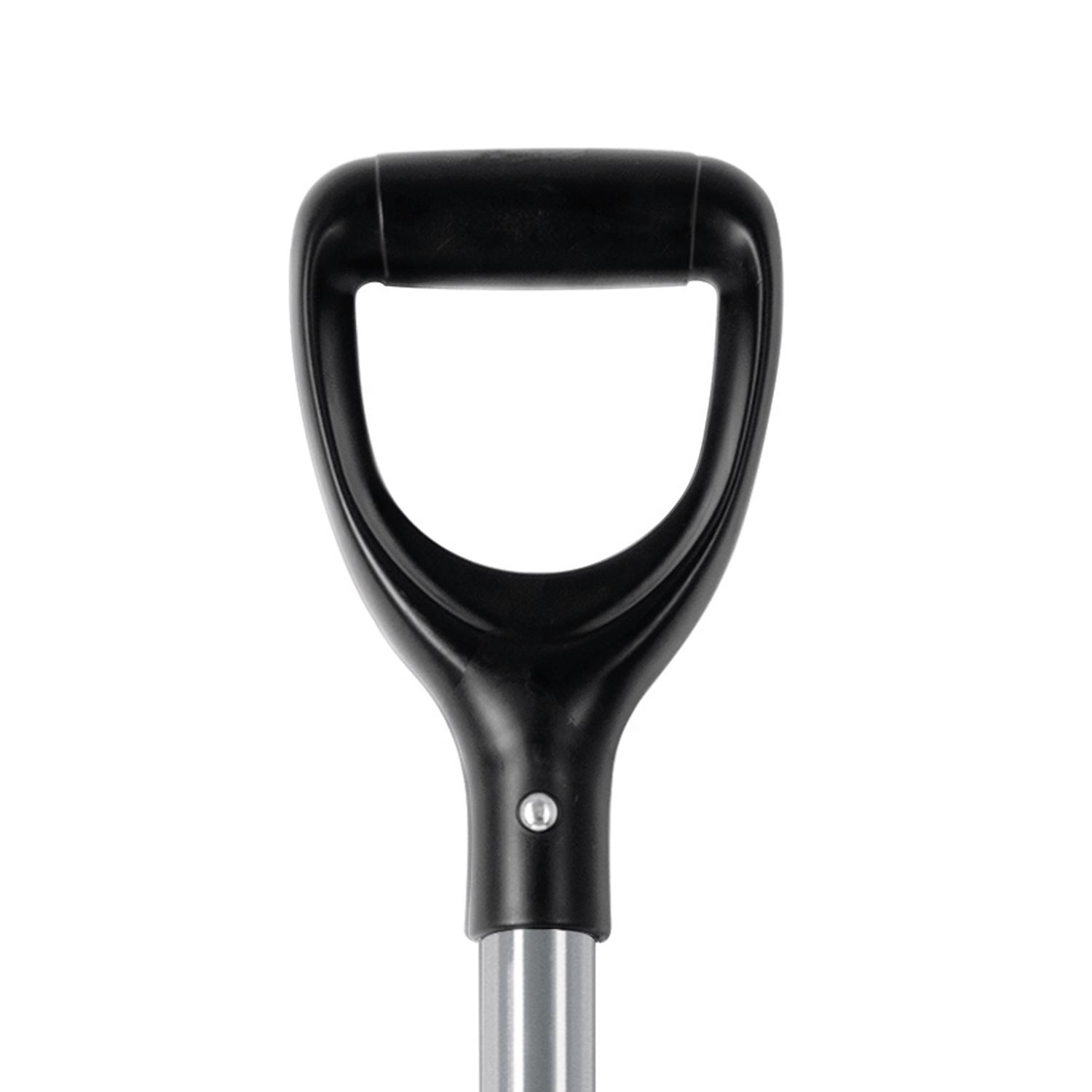 Truper 48 in. Steel Round Drain Spade Steel Handle