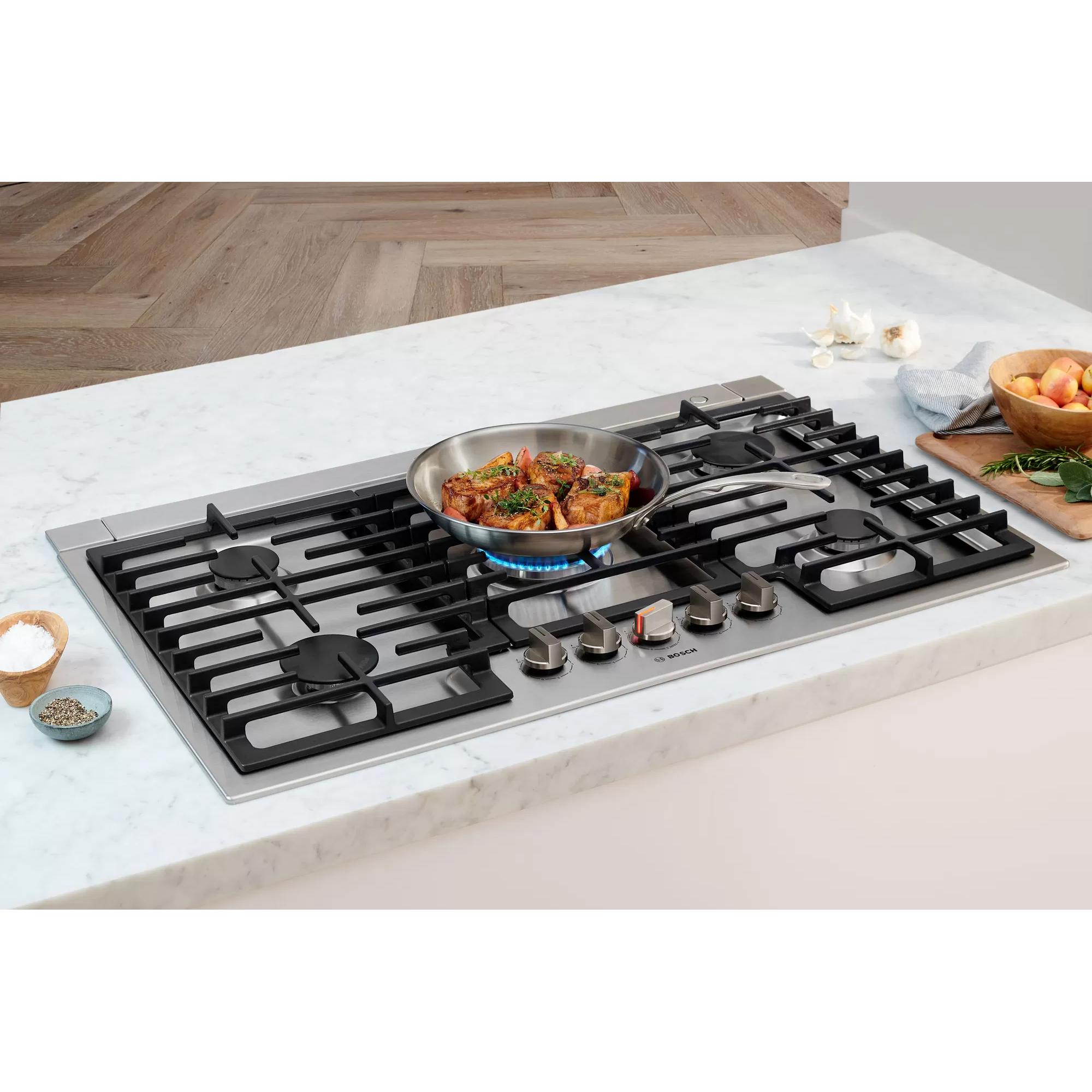 Bosch 36-inch 800 Series Gas Cooktop NGM8658UC