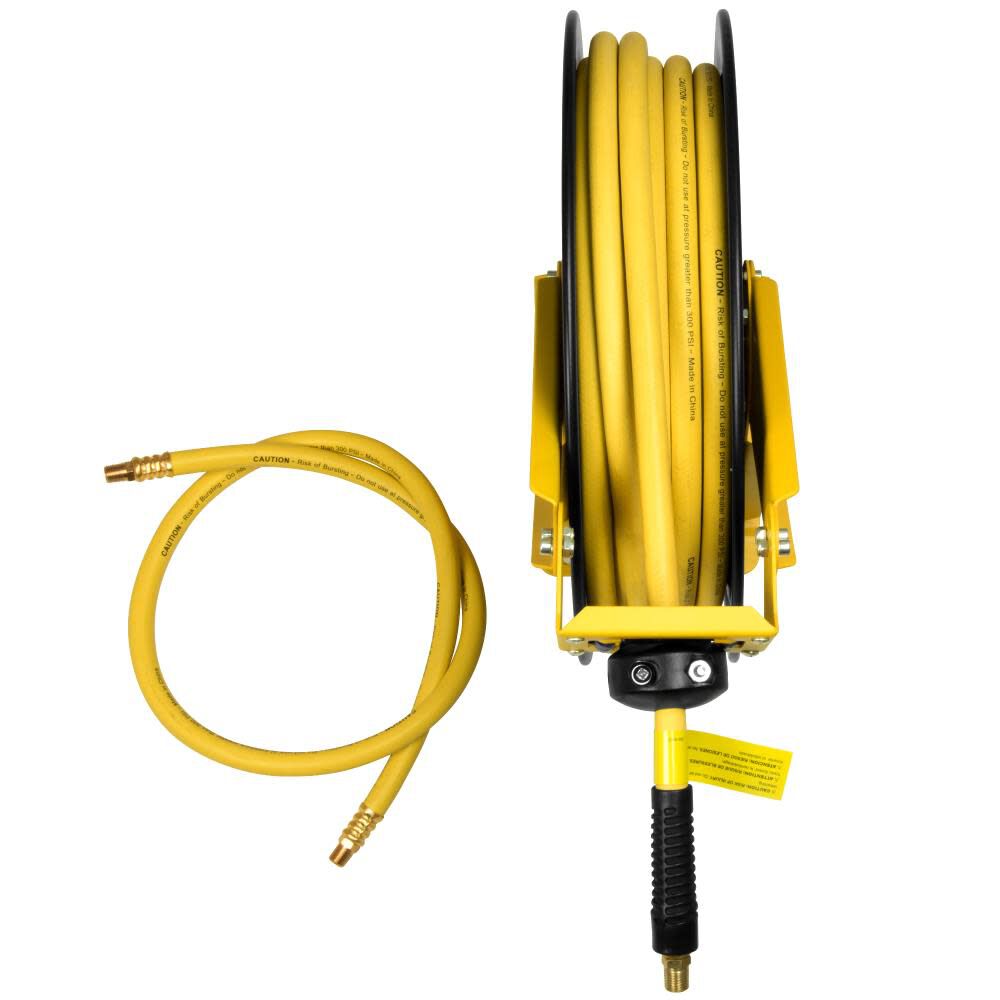 DEWALT 3/8 in. x 50 ft. Double Arm Auto Retracting Air Hose Reel DXCM024-0343 from DEWALT