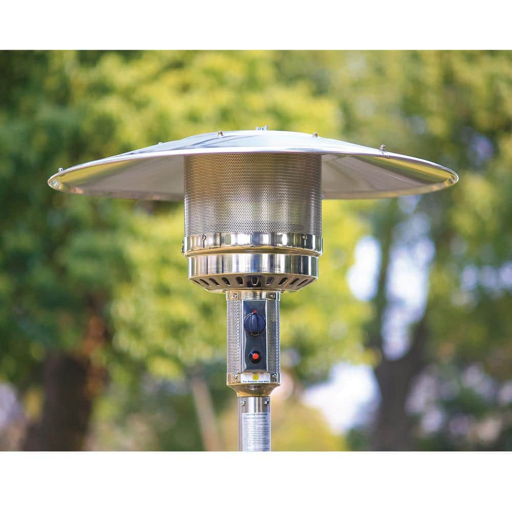 Hampton Bay 48000 BTU Stainless Steel Patio Heater NCZH-G-SS