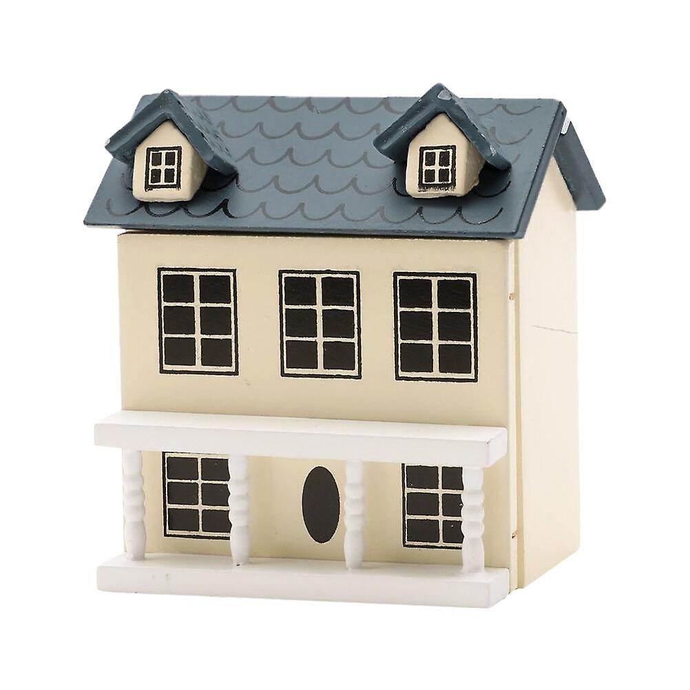 Miniature House Model Tiny Wooden House Decorative Model House Adorable Mini House