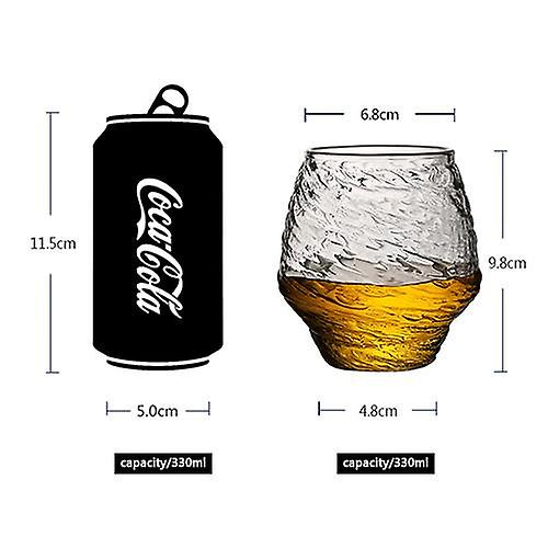 Creative Bar Beer Glass Wine Whiskey Lemonade Personality Glass Thickened Drop-proof Glass Cup European Style Wine Glass