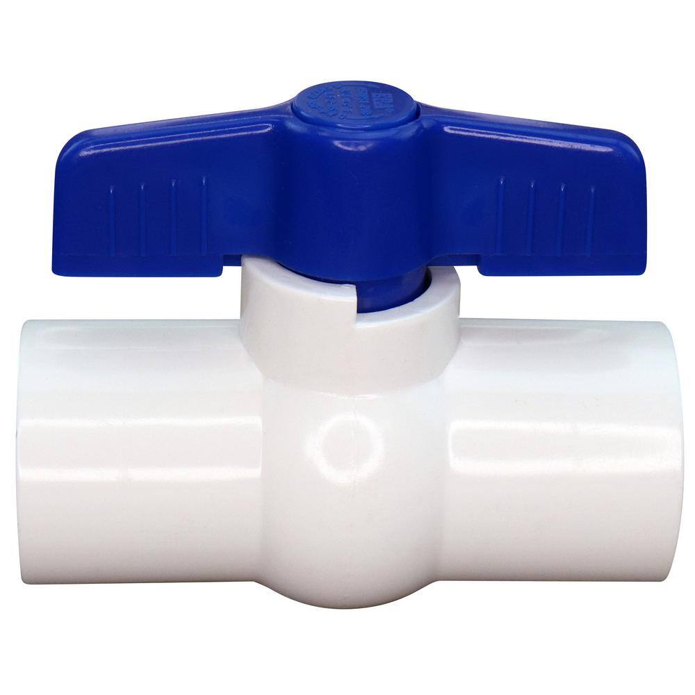 Everbilt 34 in. PVC Threaded Ball Valve PVCBV34F