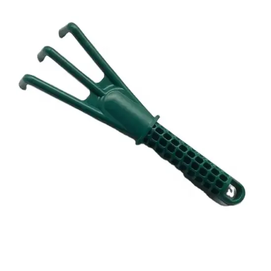 Portable Garden Cultivator 3 Teeth Claw Plastic Mini Hand Rake Tool For Kids Lawn Planting