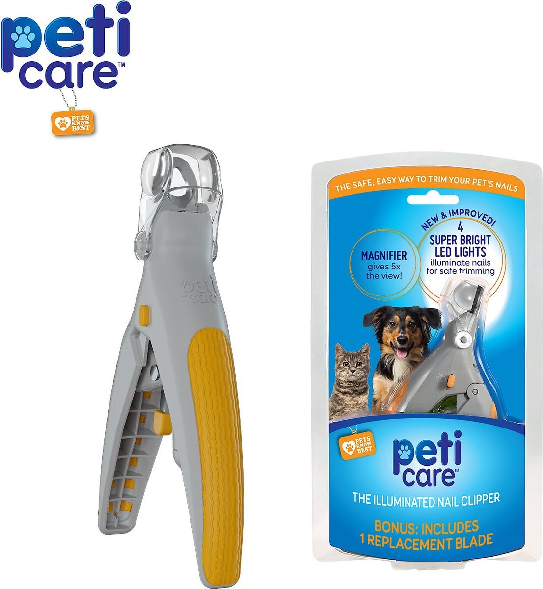 Pets Know Best PetiCare Cat and Dog Nail Clipper