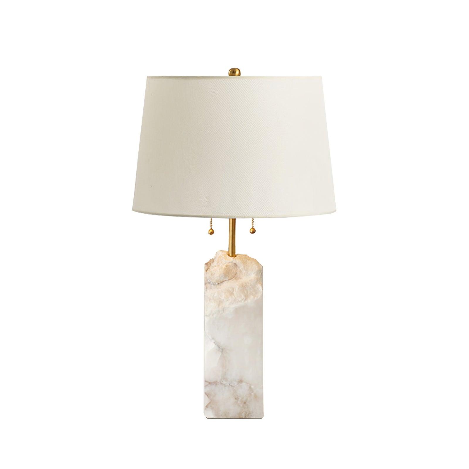 Raw Alabaster Table Lamp