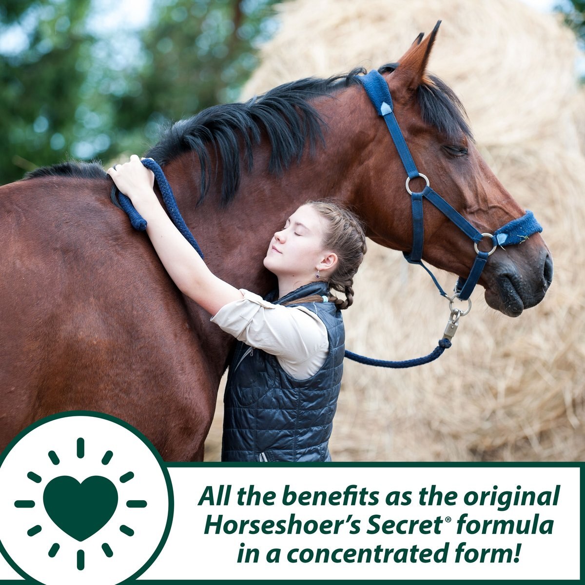 Farnam Horseshoer's Secret Pelleted Hoof Supplement Concentrate， Promotes Healthy Hoof Growth in Horses