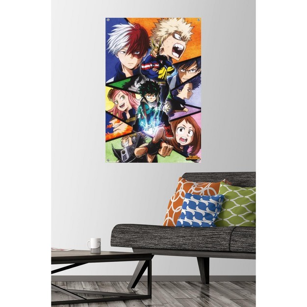 Trends International My Hero Academia Faces Unframed Wall Poster Prints